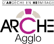 logo arche agglo ardèche hermitage